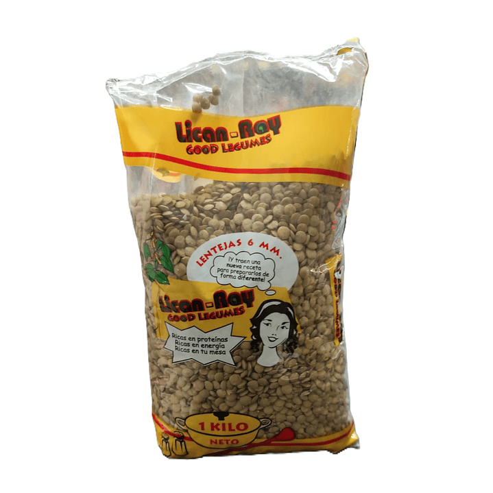Lentejas Lican Ray 1Kg 1