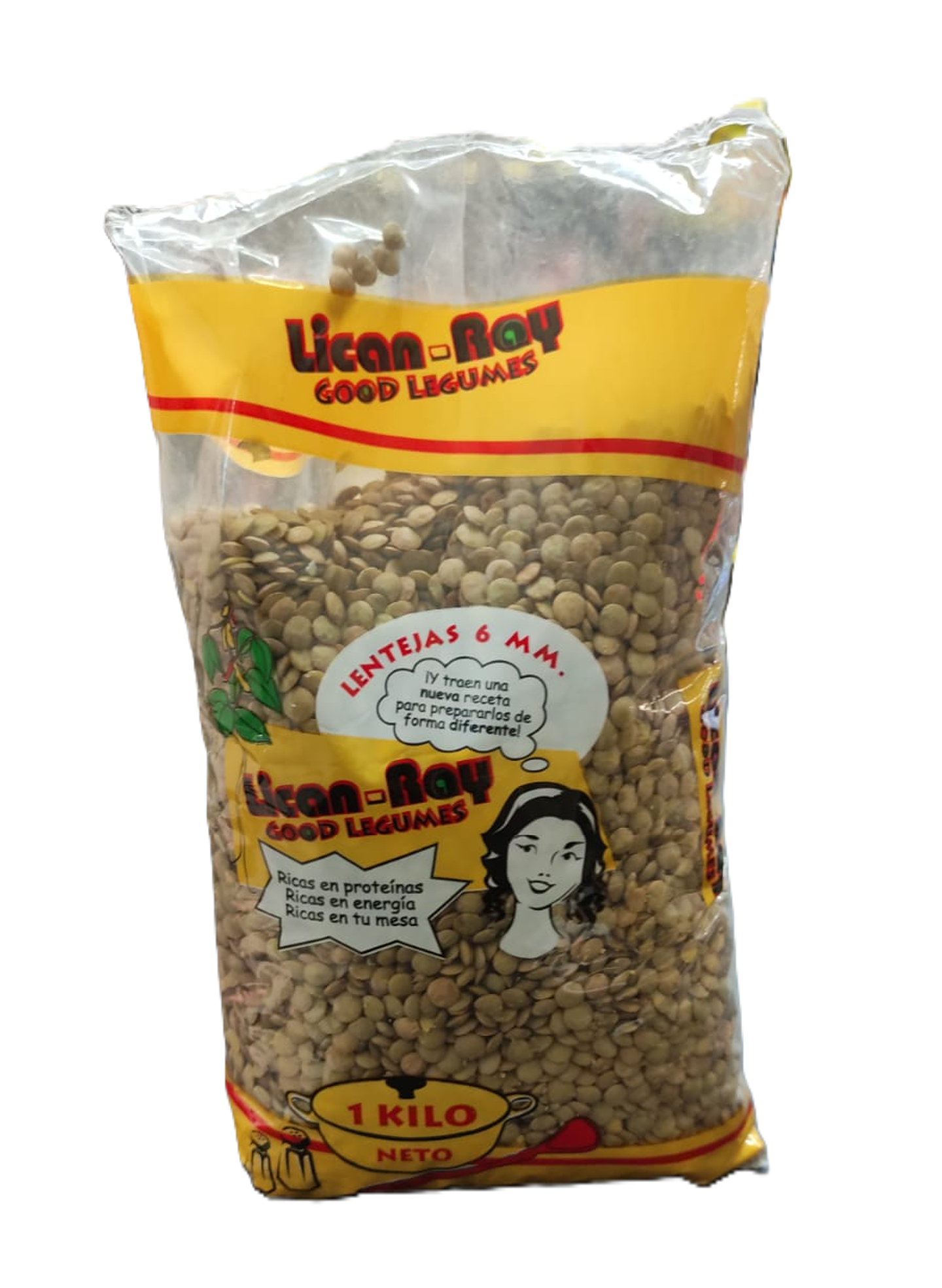 Lentejas Lican Ray 1Kg 1