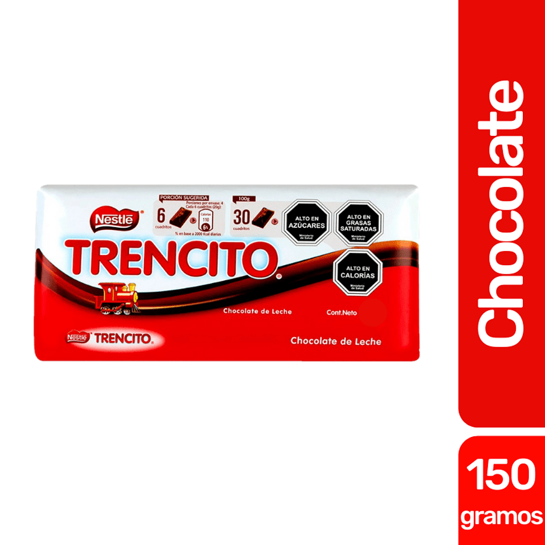 Chocolate de leche Trencito 150g 1