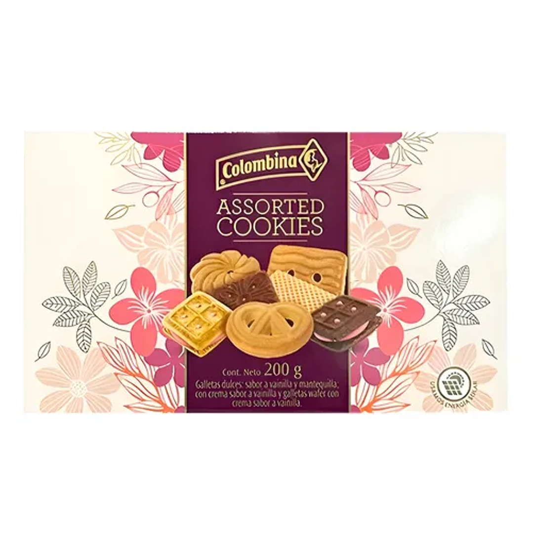Galletas Assorted Cookies Colombina 200g 1