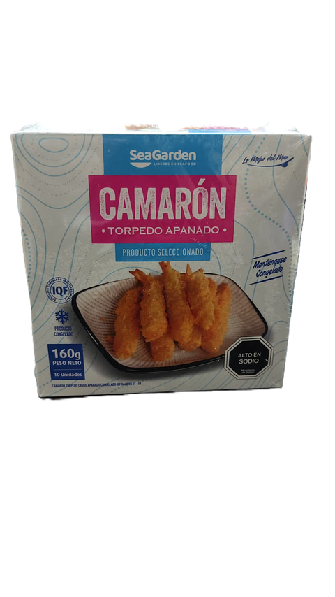 Camarón Torpedo Apanado 160g