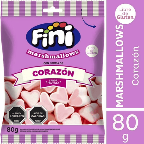 Marshmallows Corazón 80g