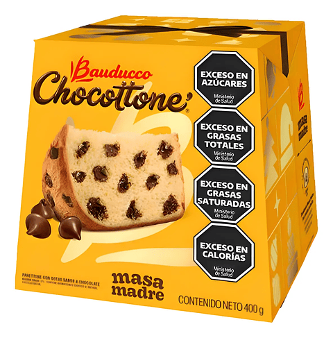 Panettone Chocottone Bauducco Chocolate Masa Madre 400g