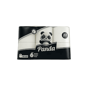 PAPEL HIGIENICO PANDA 6 ROLLOS 22m