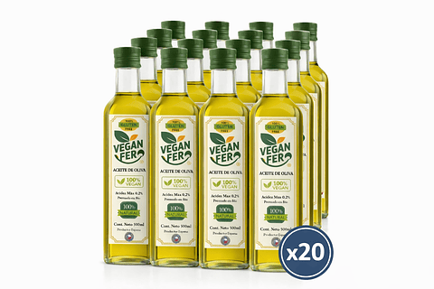 ACEITE DE OLIVA 500ML - VEGAN FER X CAJA 20 UNIDADES