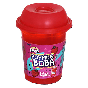 Bebida Popping Boba Frutilla Gunys (350 ML )