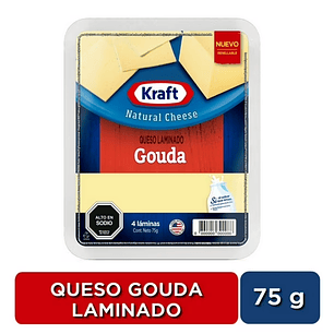 Queso Gauda Laminado, 75 g