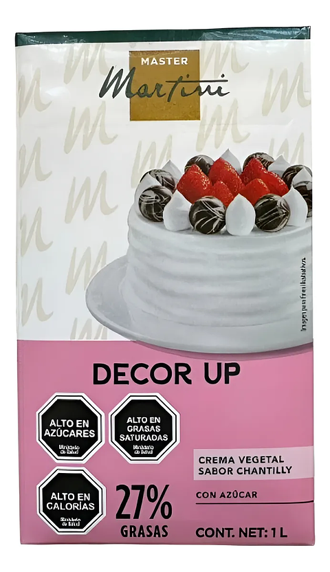 Crema Vegetal Decor Up Master Martini