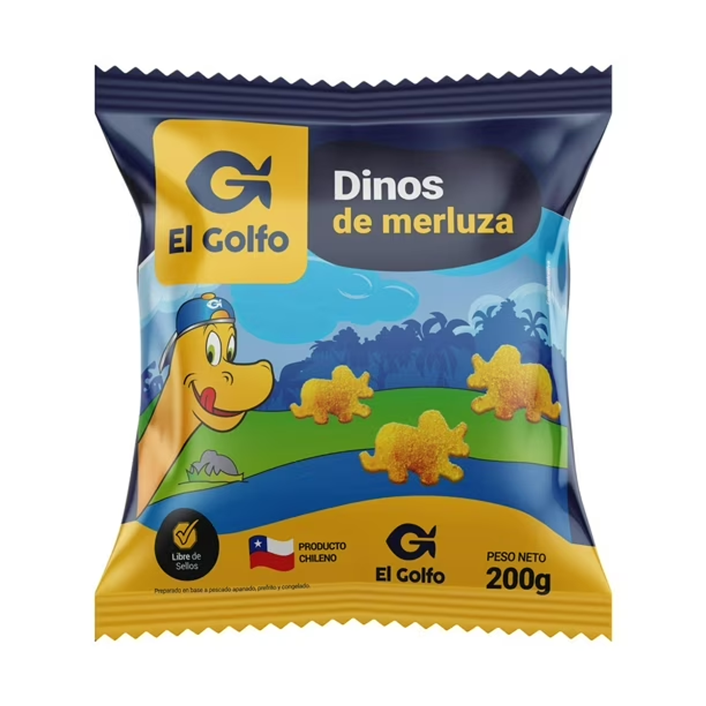 Merluza forma de Dinos 200g El Golfo 1