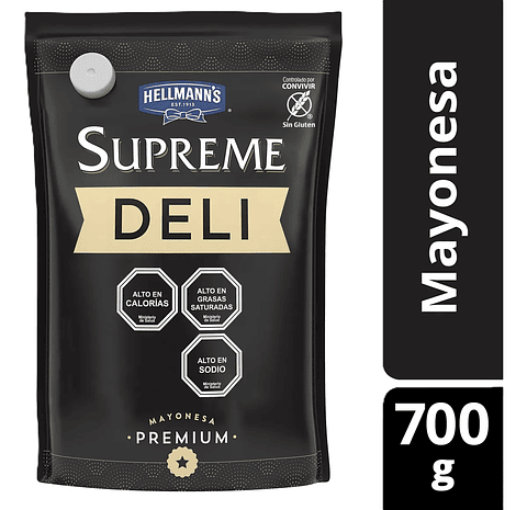 Hellmann's Supreme Mayonesa Deli 700g