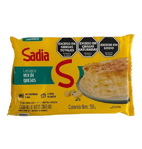 Lasagna mix de quesos 350g Sadia
