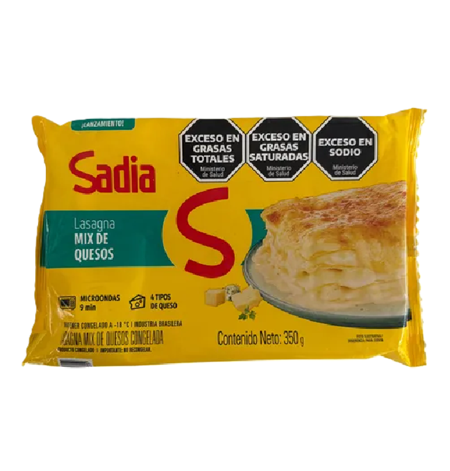 Lasagna mix de quesos 350g Sadia 1