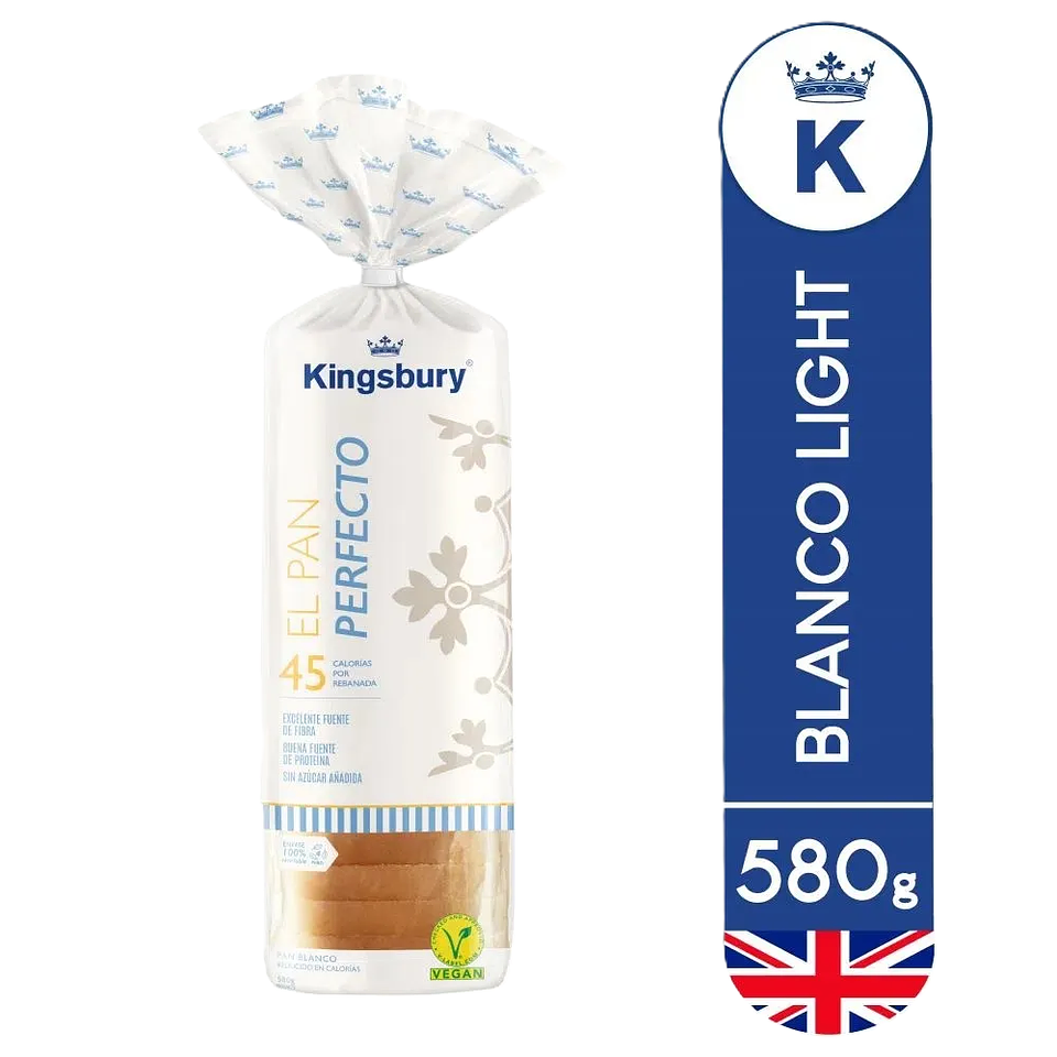 Pan de molde Kingsbury perfecto bolsa 580g 1