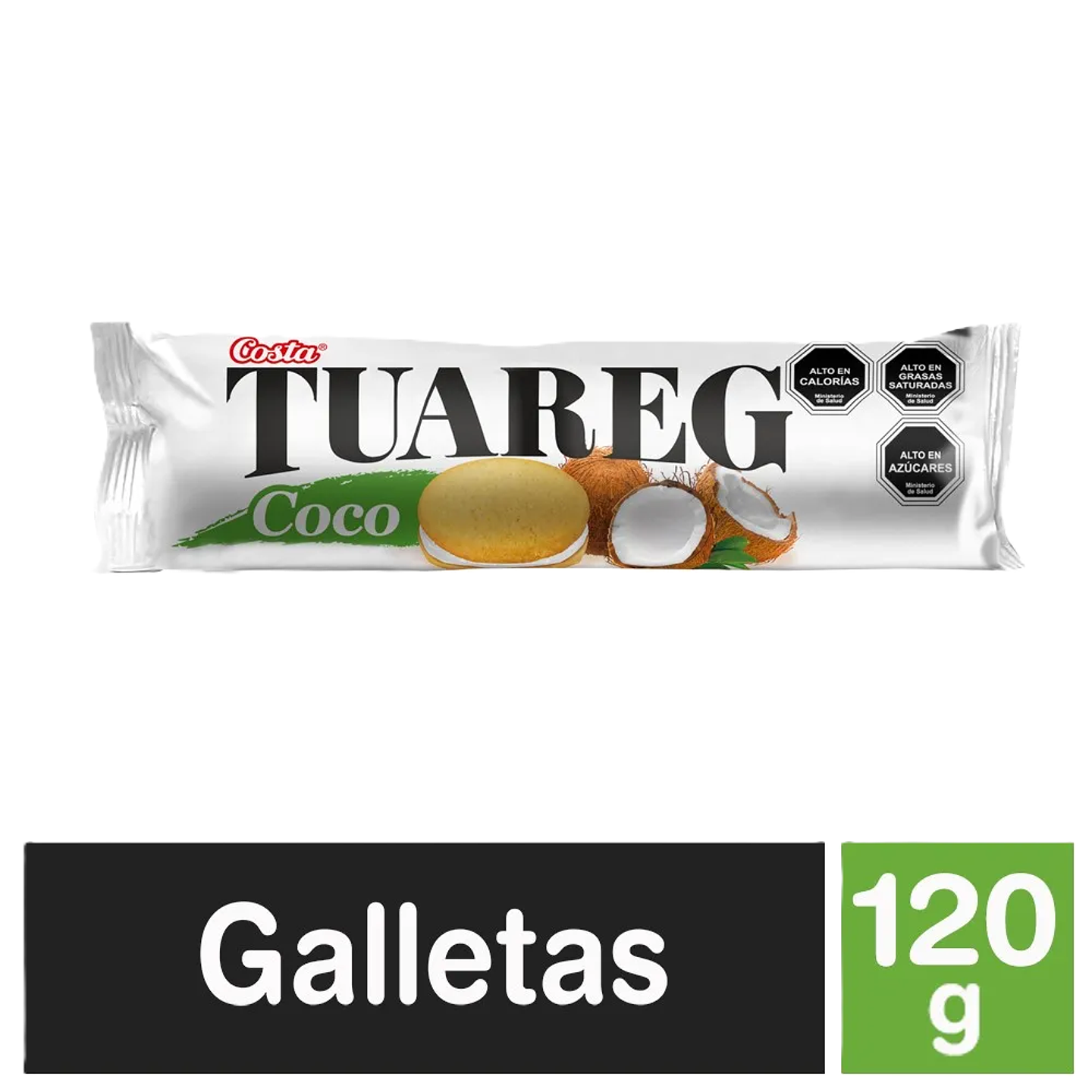 Galletas Costa Tuareg con crema coco 120g 1