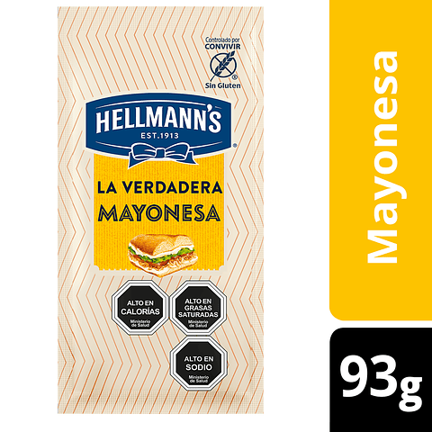 Mayonesa Hellmann's Sachet 93g