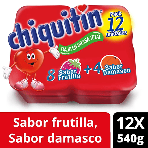 Pack chiquitín Nestlé 12 un de 45g