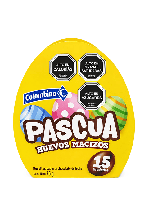 Colombina Huevos de Pascua 15 unidades 75g