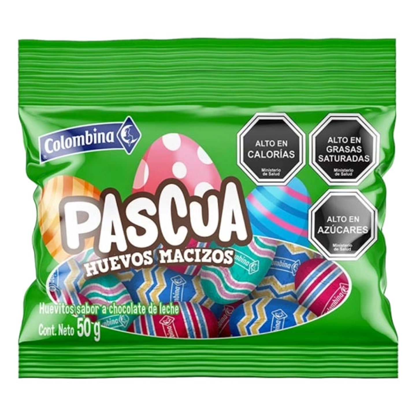 Huevitos macizos Pascua Colombina bolsa 50gr 1
