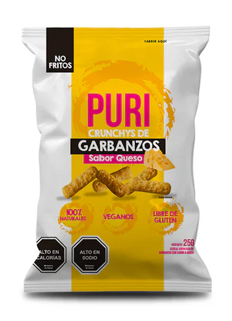 Puri Crunchy Queso Colación 25gr.