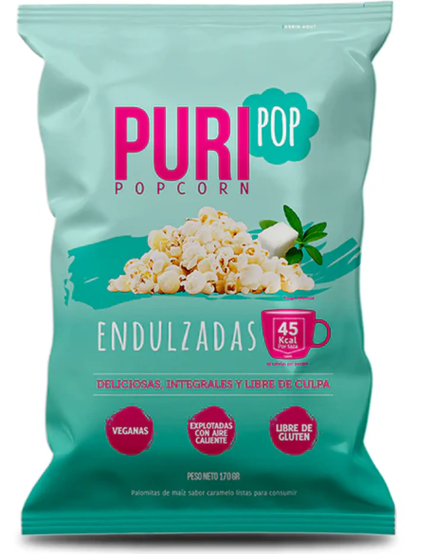 Puripop Popcorn Endulzadas 25 gr. 1