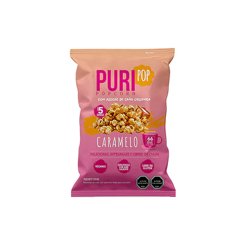 Puripop Popcorn Caramelo Colación 25gr.