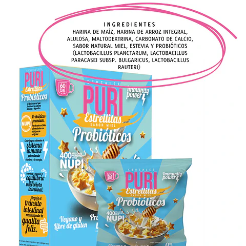  Puri Cereales Estrellitas con Probióticos (bolsa)