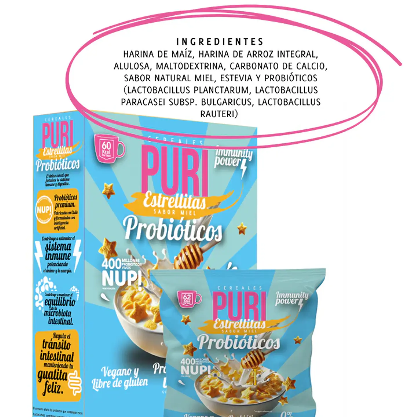  Puri Cereales Estrellitas con Probióticos (bolsa) 1