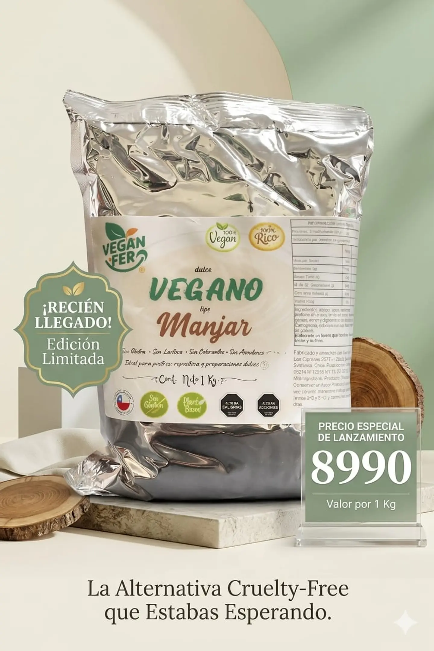 Manjar vegano - VeganFer - 1 Kg  1