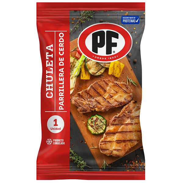 CHULETA DE CERDO PARRILLERA 180 gr