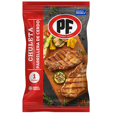CHULETA DE CERDO PARRILLERA 180 gr