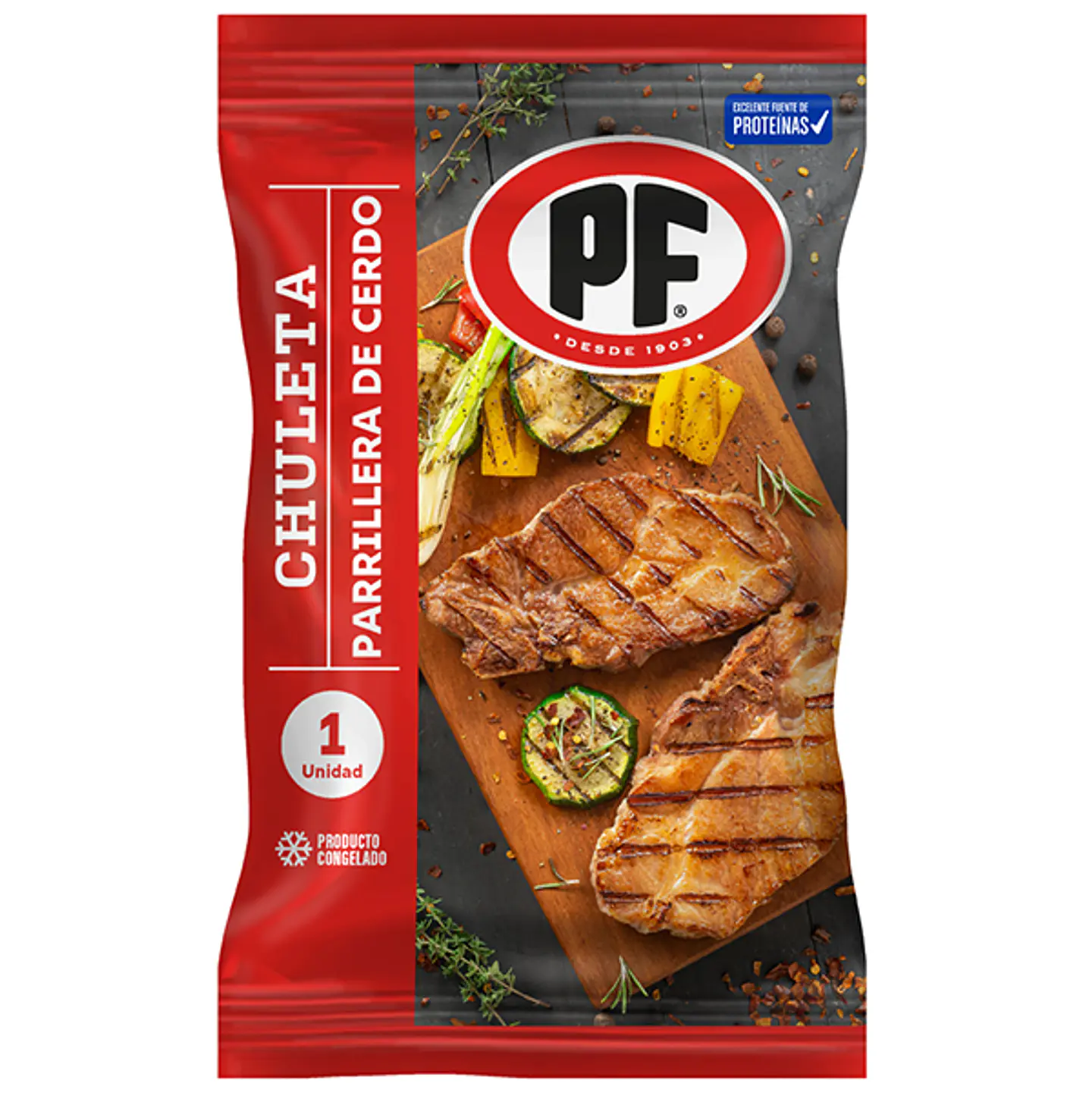CHULETA DE CERDO PARRILLERA 180 gr 1