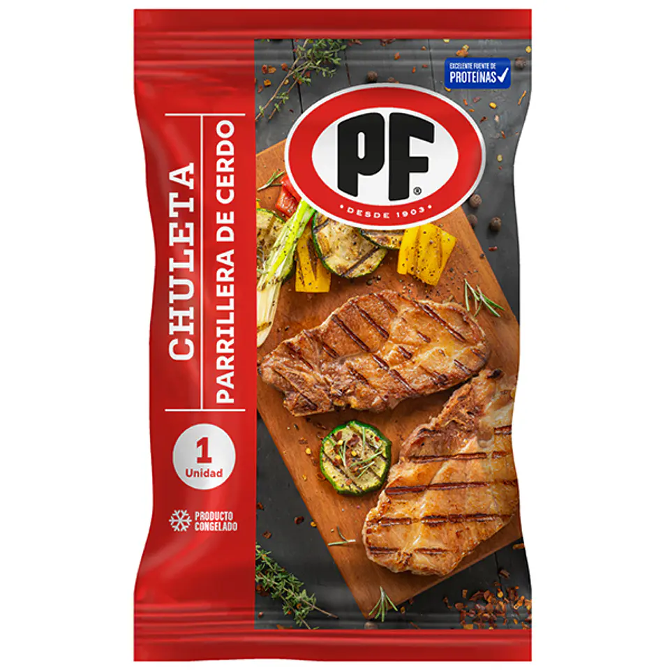 CHULETA DE CERDO PARRILLERA 180 gr 1