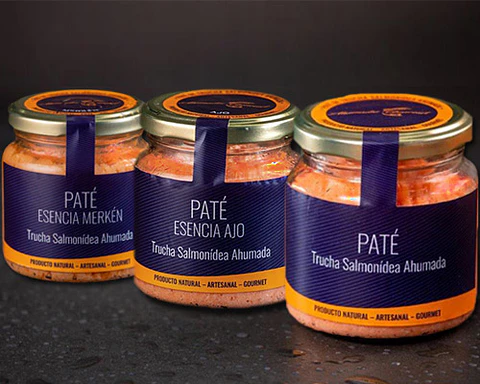 Paté Esencia Ajo Trucha Salmonídea Ahumada