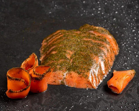 Trucha Gravlax Slice Marinado Nórdico
