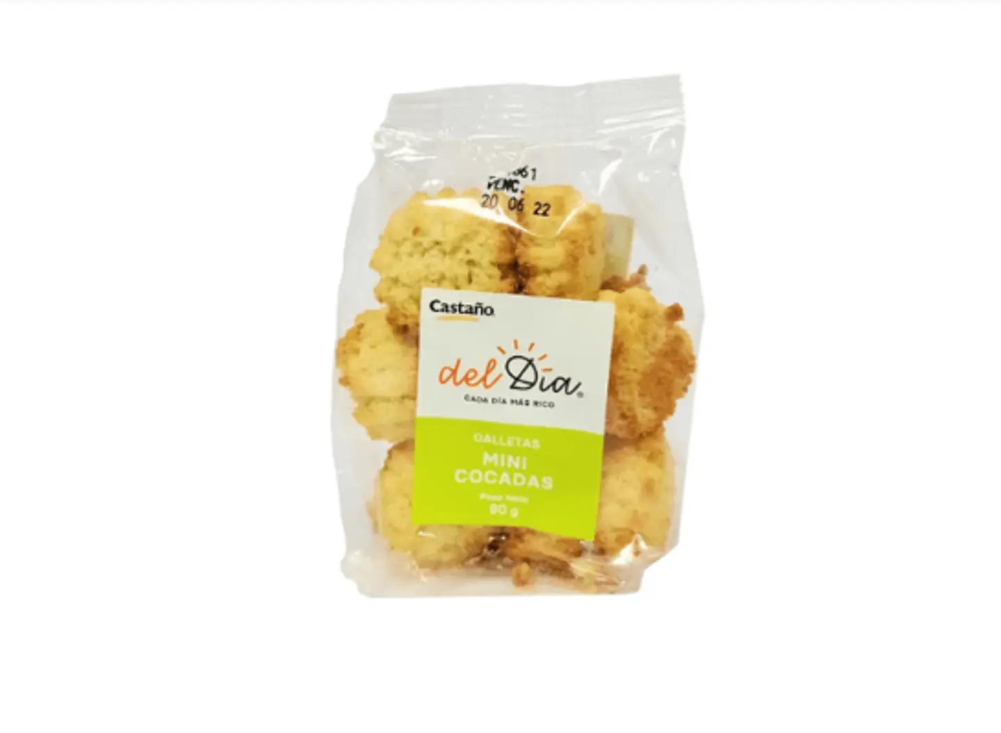 Galletas mini Cocada 90 g Castaño 1