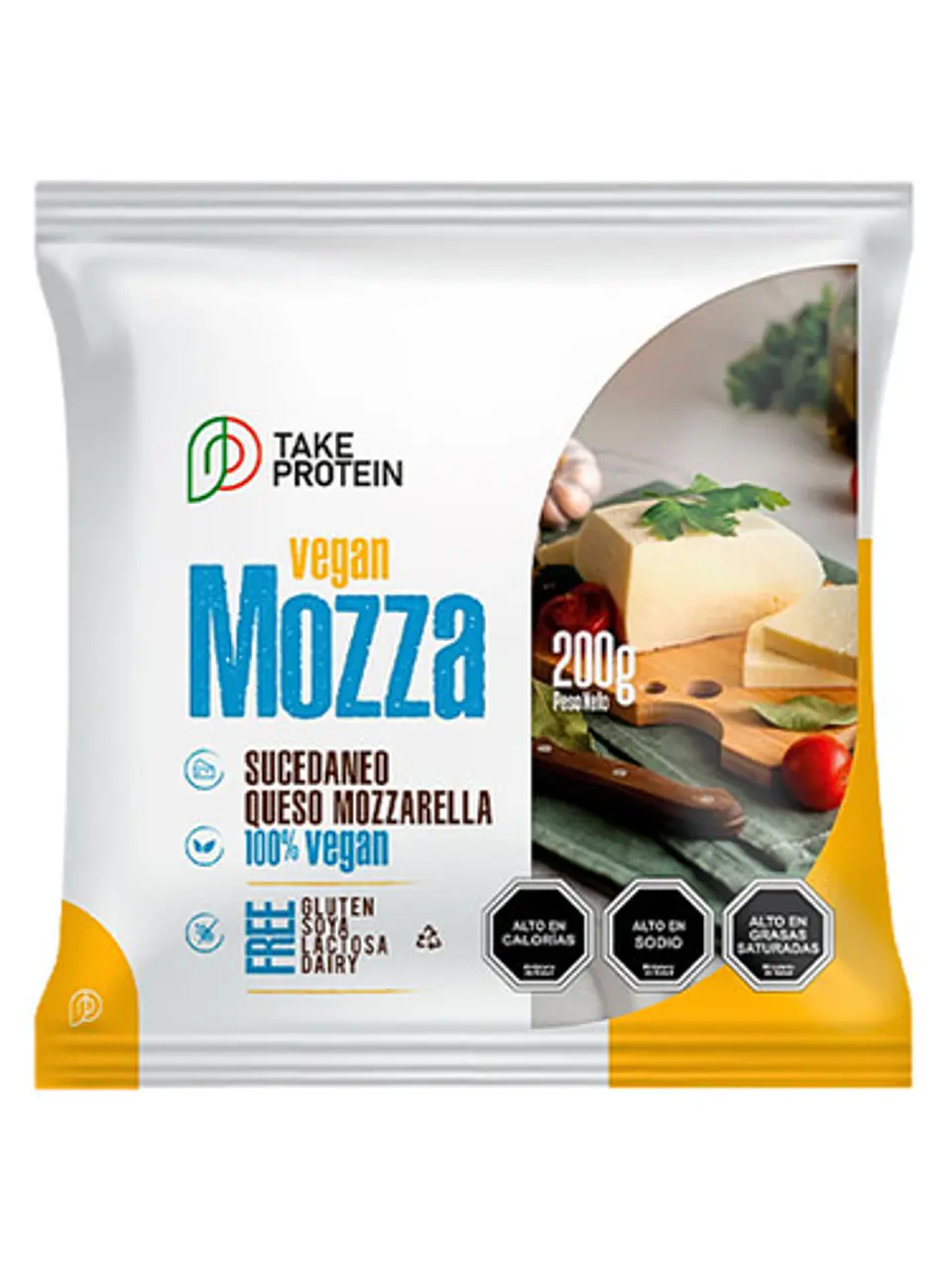Queso Vegan  Mozza Laminado 200g Take Protein 1