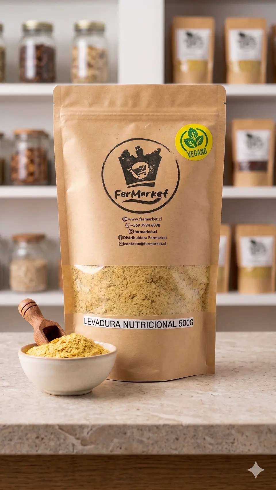 Levadura Nutricional FerMarket/Vegan Fer 500g 1