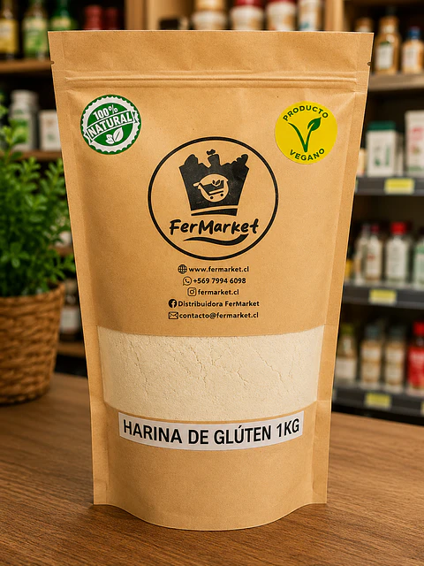 Harina de Gluten FerMarket -VeganFer – 1KG