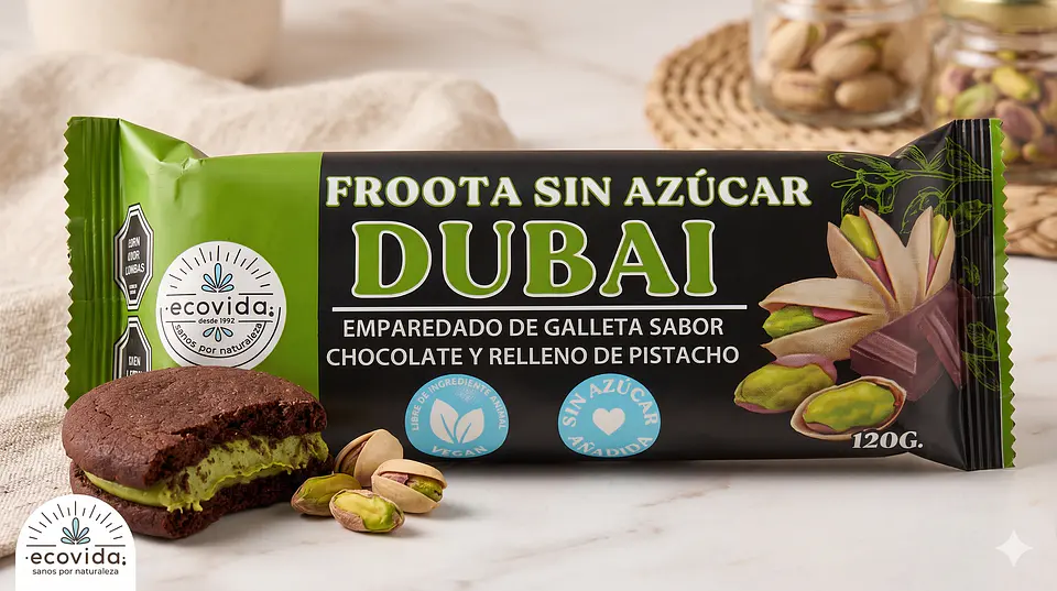Galletas Froota Sabor Dubai 120g Ecovida 1
