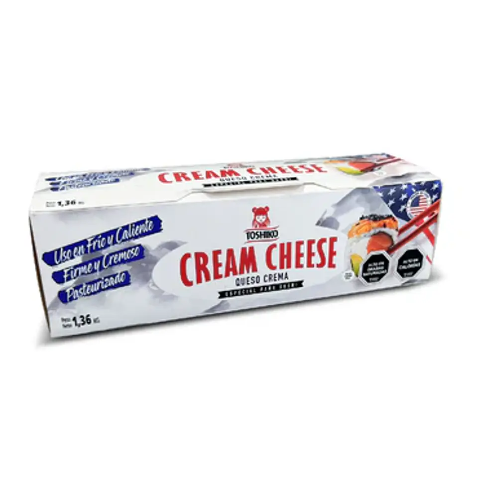 QUESO CREMA 1,36KG TOSHIKO 1