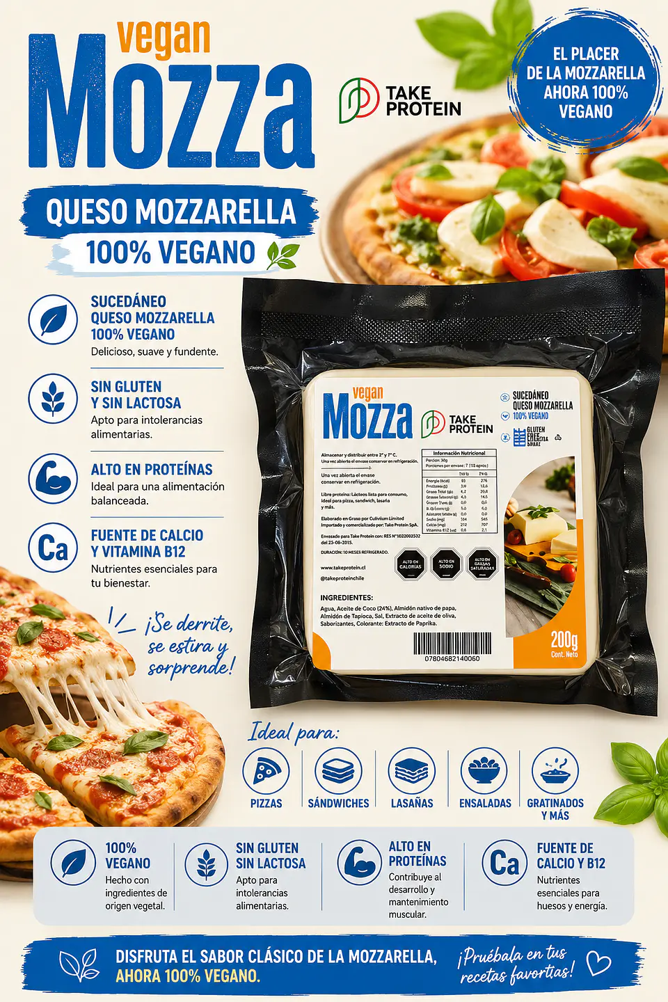 Vegan Mozza - Take Protein 1
