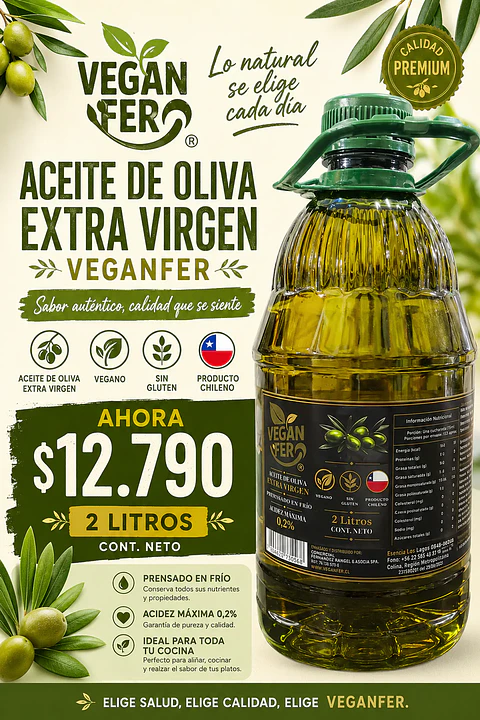 ACEITE DE OLIVA PREMIUM BLEND 2L - VEGAN FER