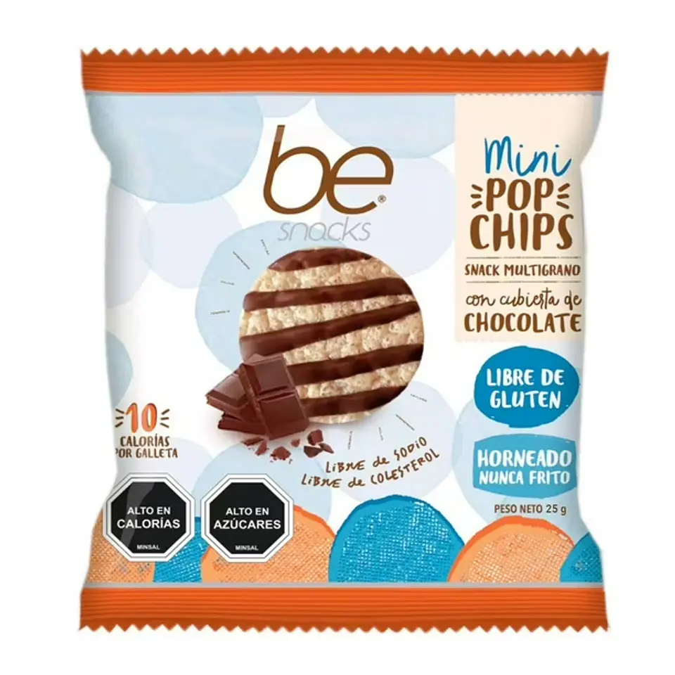 Mini Pop Chips Chocolate, 25 g 1