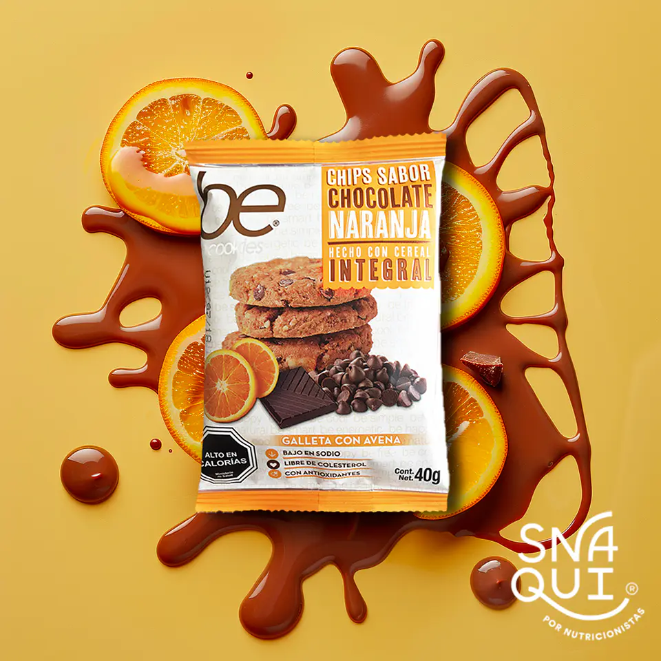 GALLETON BE COOKIES NARANJA CHOCOLATE 1