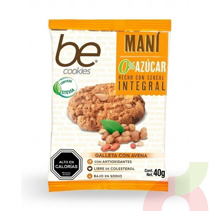 Galleta Maní 0% Azúcar Be Cookies 40Gr