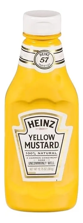 Mostaza Heinz en botella 361 g