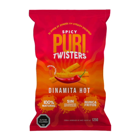 Puri, Twisters Dinamita Hot 125gr