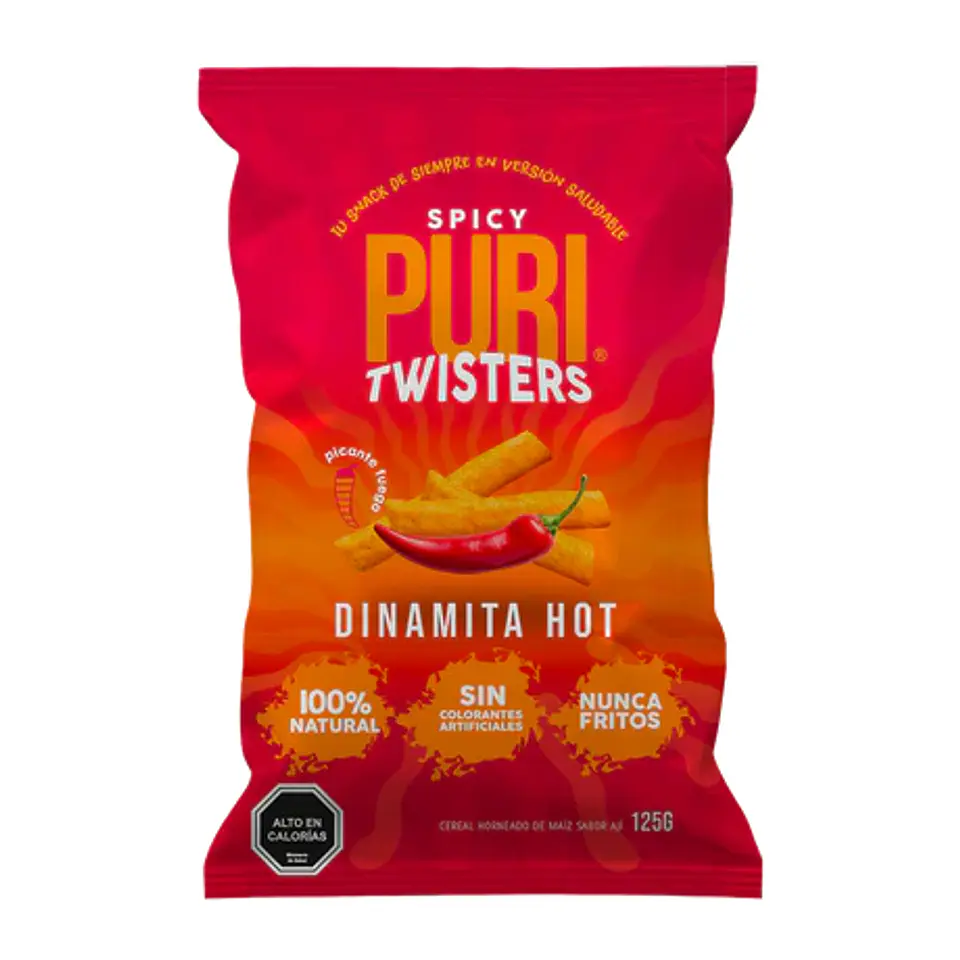 Puri Twisters Picante Hot Familiar 125gr. 1