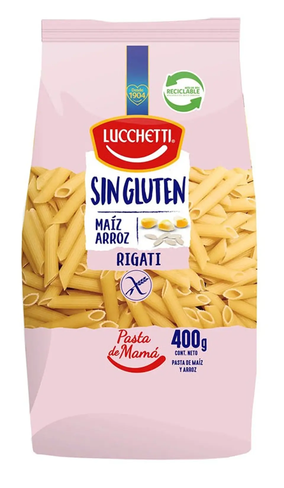 Lucchetti  Sin Gluten Rigati 400 gr 1