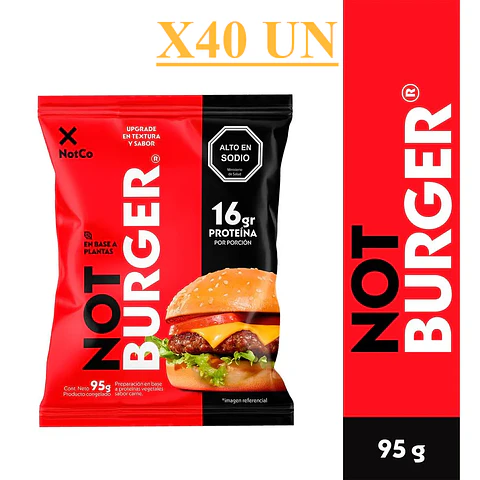 Caja Not Burger 95g V3.0 x40un
